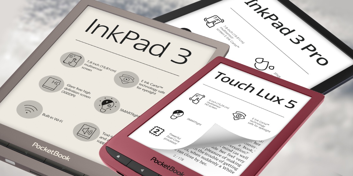 Firmware 6.7 för fem PocketBook-modeller: bättre ljud och andra förbättringar