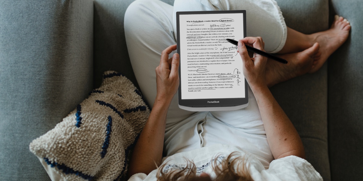 PocketBook InkPad X Pro: utmärkt antecknings- och läsupplevelse på en stor 10,3-tumsskärm